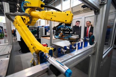 Число роботов на российских предприятиях растет быстрее, чем в мире