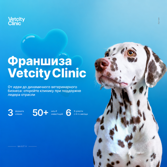 Франшиза ветеринарной клиники Vetcity